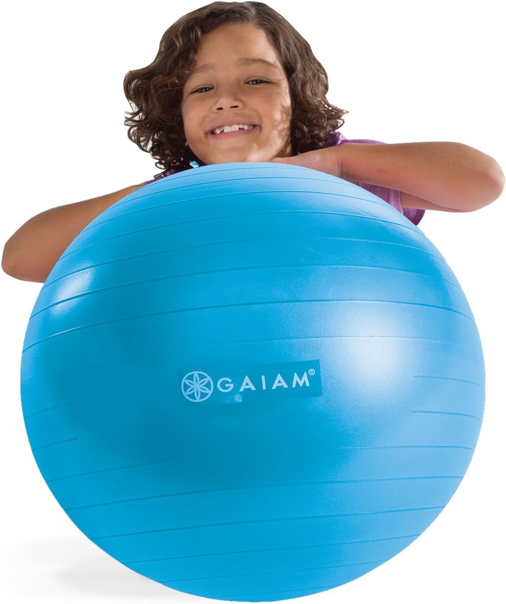 Gaiam Kids Balance Ball - Exercise Stability Yoga Ball, Kids Alternative Flexible Seating