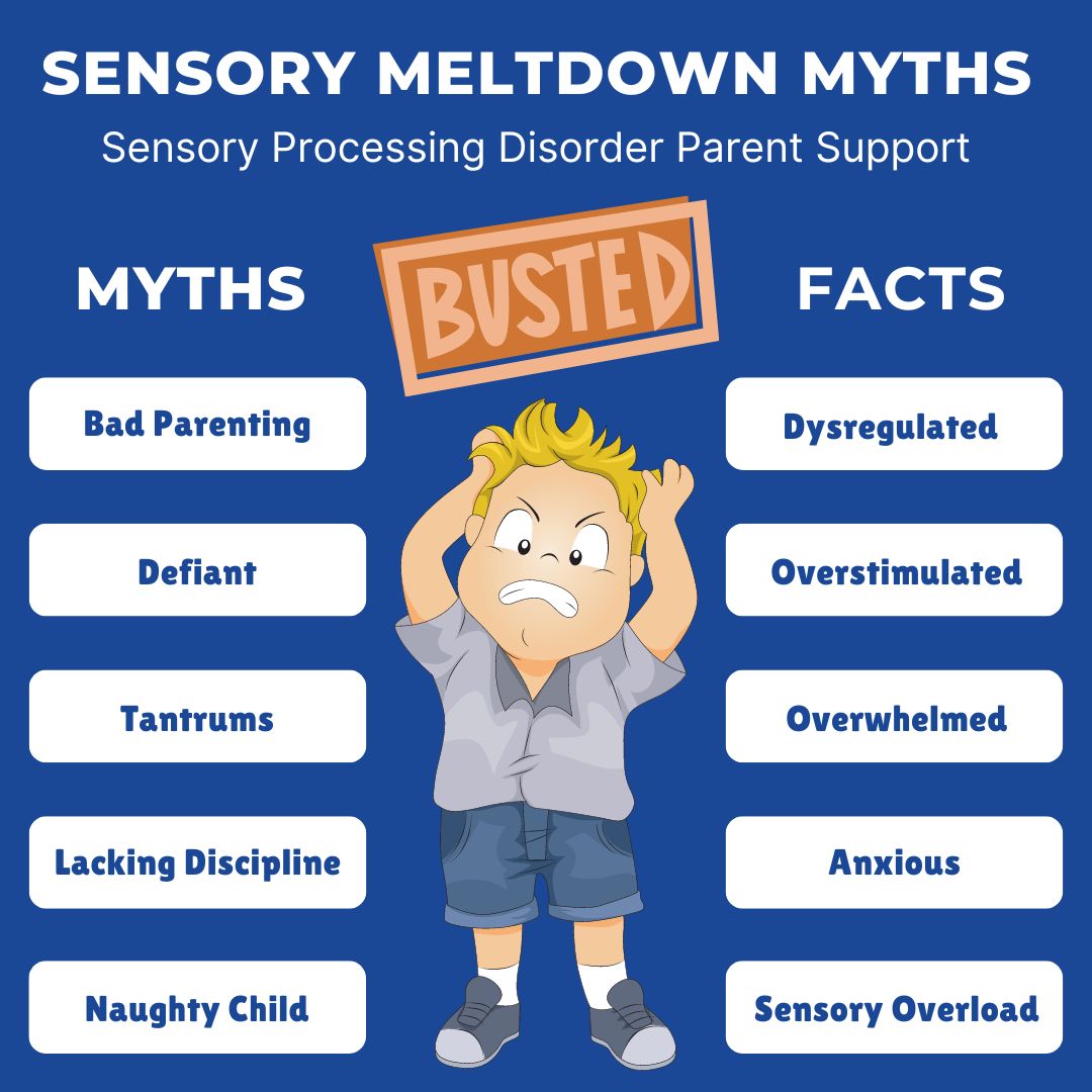 myths facts sensory processing sensory meltdowns boy having a sensory meltdown