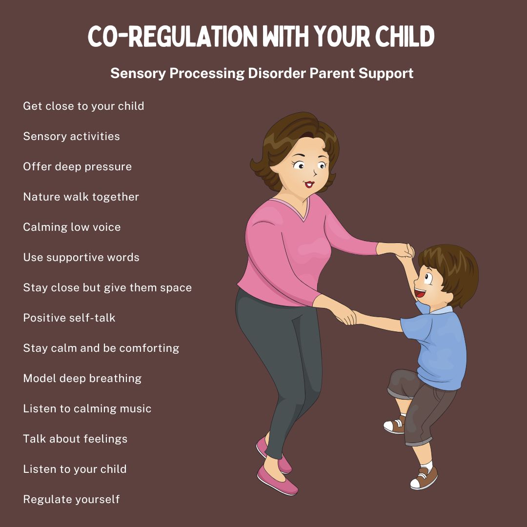 co-regulation with your child Sensory Processing Disorder Parent Support Sensory Processing Disorder