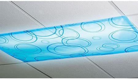 Fluorescent Light Filters sensory classroom light covers