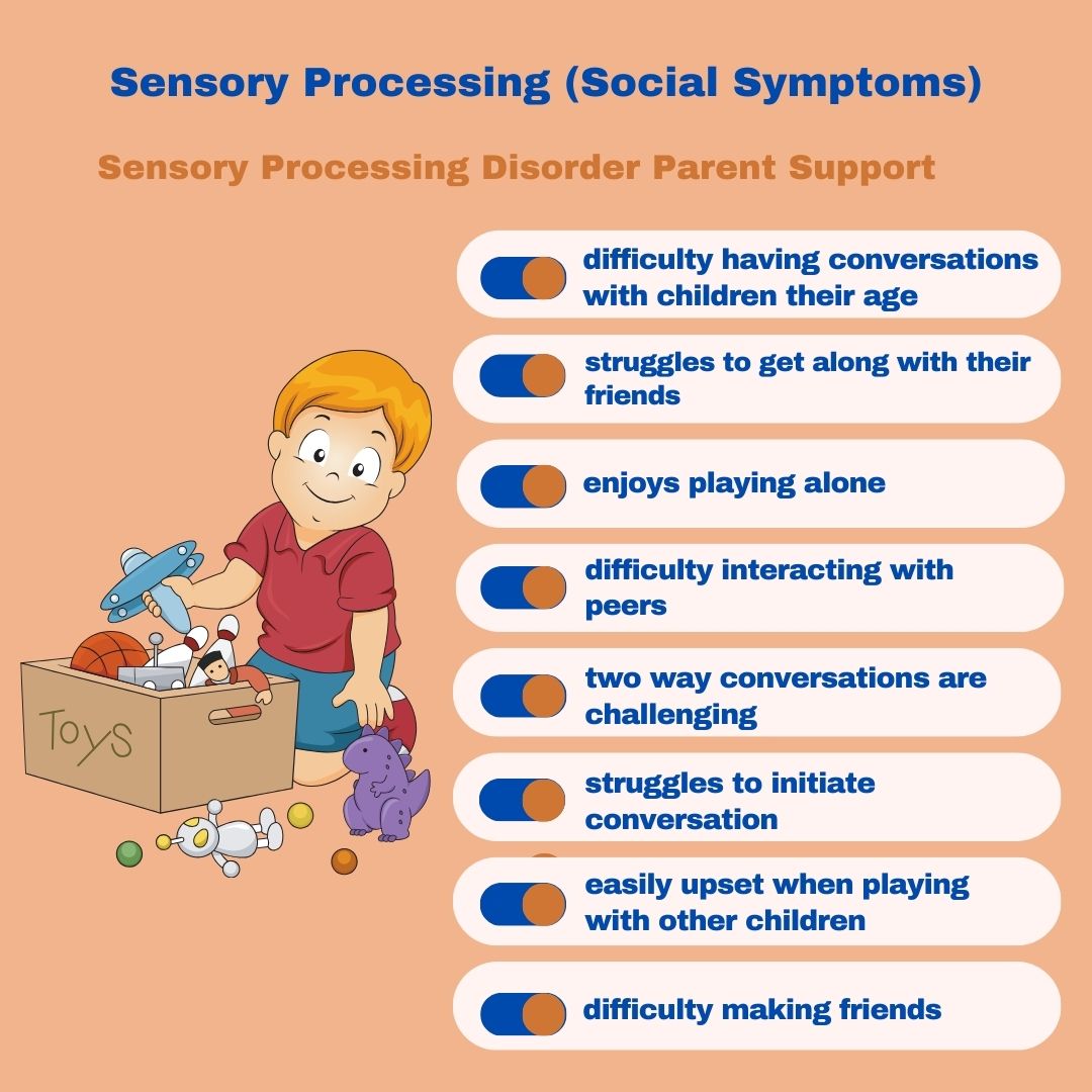 Sensory Processing Disorder Symptoms Checklist Sensory Processing Disorder  (Social Symptoms) Sensory Processing Disorder Symptoms Checklist