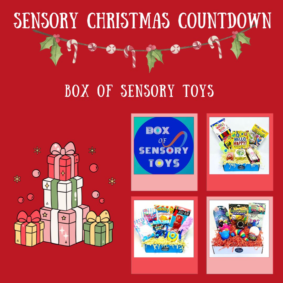 Sensory Christmas COUNTDOWN Box Of Sensory Toys Sensory Processing Disorder Parent Support Holidays Gift Ideas Christmas
