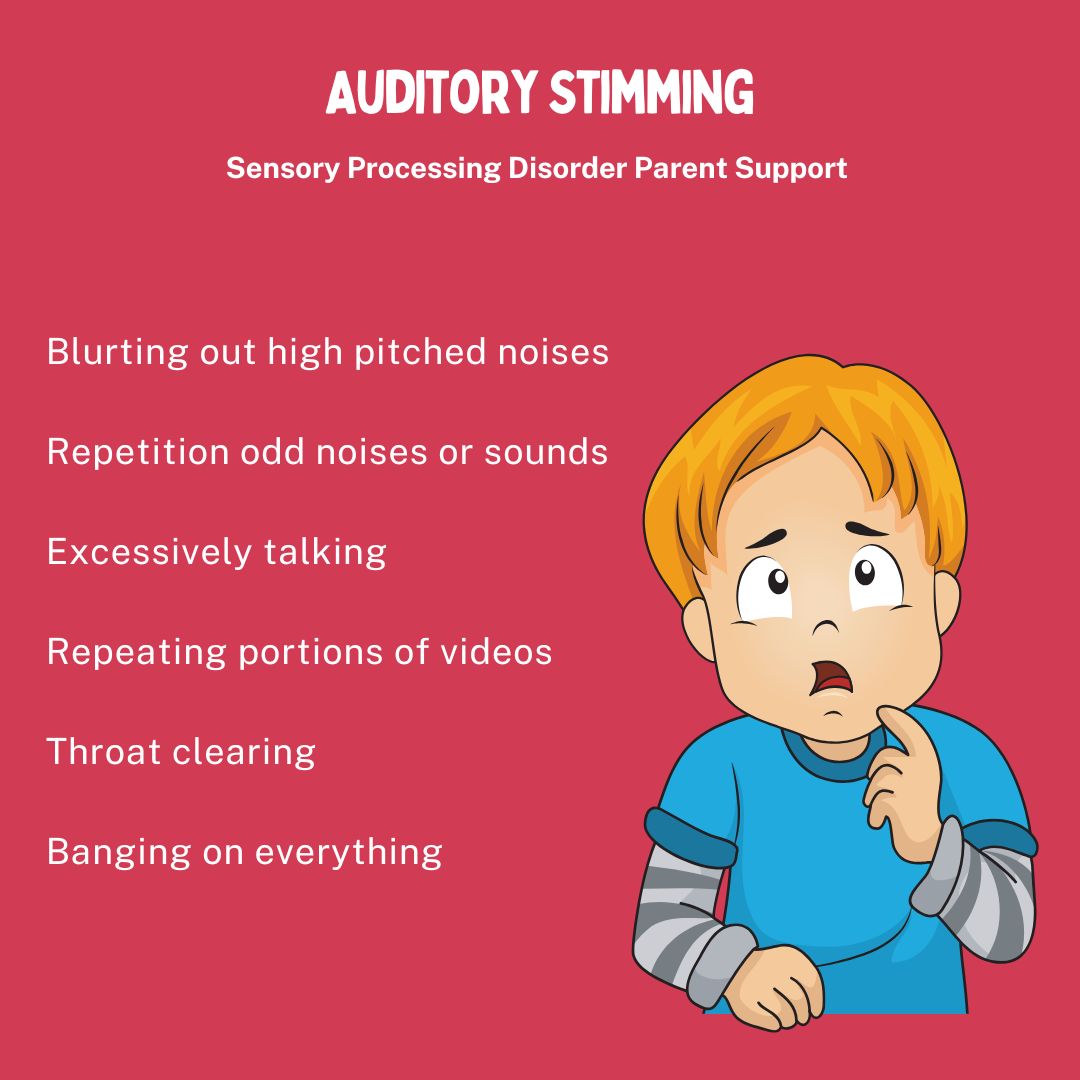 boy with sensory processing disorder auditory Stimming stim