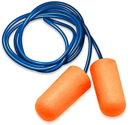 Just for Kids Ear Plugs NRR 28 Foam EarPlugs, Extra Small Corded Hearing Protection with Storage Case
