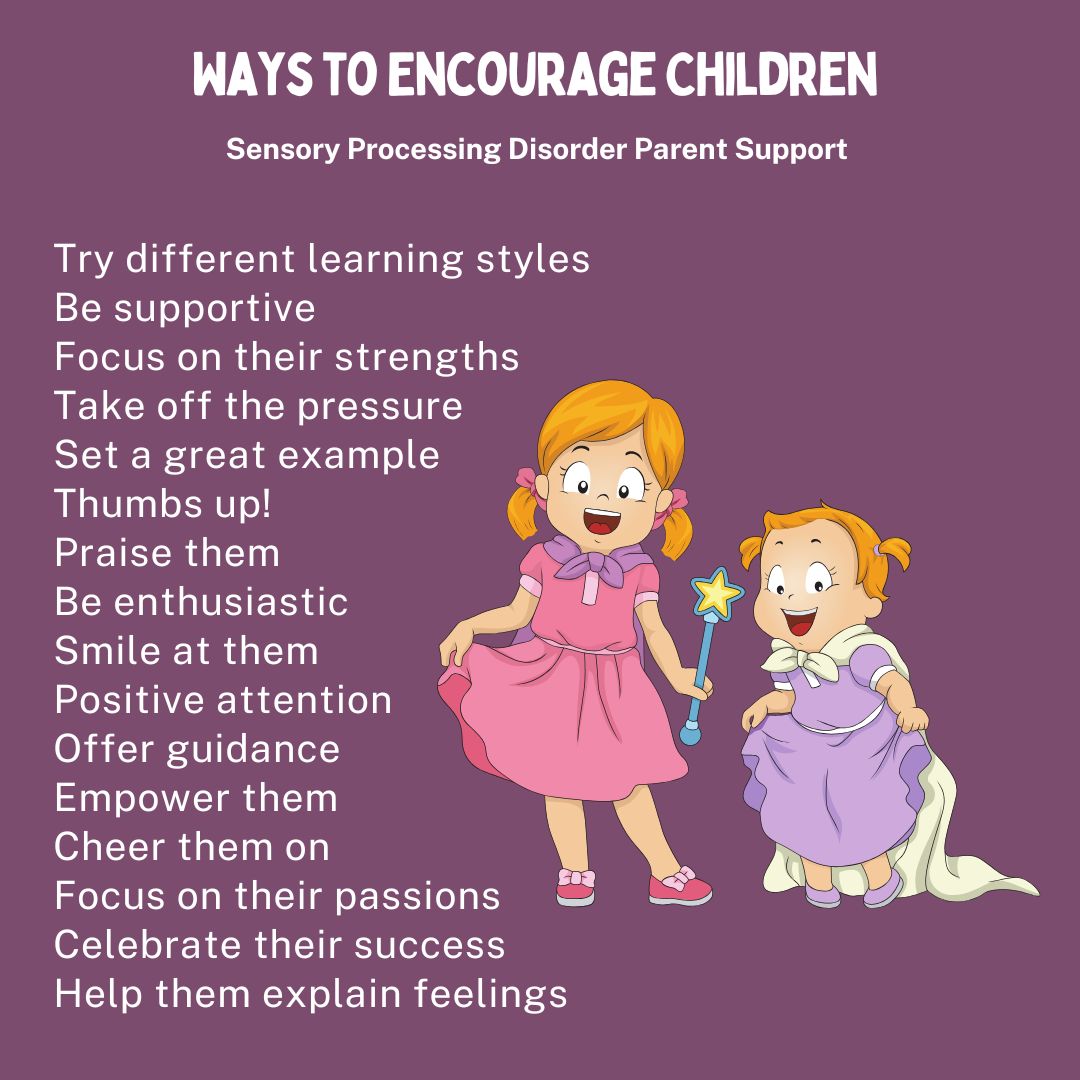 Ways to Encourage Children  Try different learning styles Be supportive  Focus on their strengths  Take off the pressure  Set a great example Thumbs up! Praise them Be enthusiastic  Smile at them Positive attention  Offer guidance  Empower them  Cheer them on Focus on their passions Celebrate their success Help them explain feelings