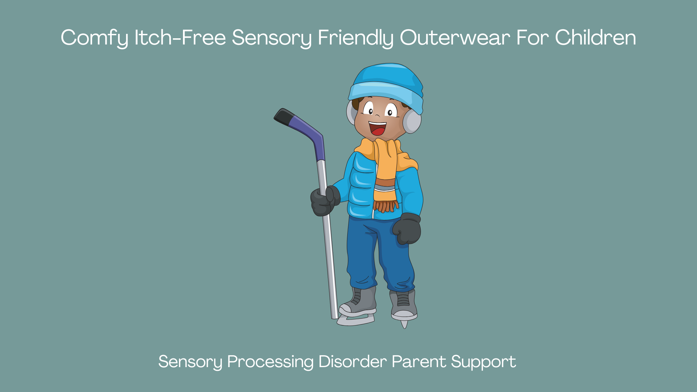 boy with sensory processing disorder wearing a sensory friendly coat Comfy Itch-Free Sensory Friendly Outerwear For Children