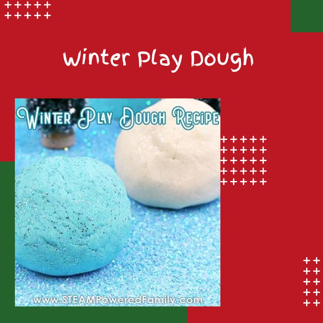 Winter Play Dough Sensory Processing Disorder Sensory Differences Autism sensory diet sensory activities sensory Christmas activities  sensory play