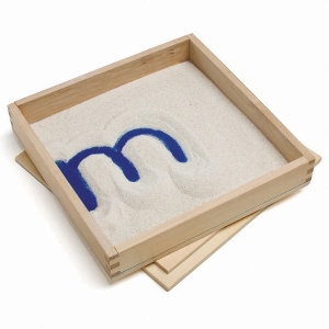 Therapy Shoppe Totable Letter Practice Sand Tray Sensory Bin