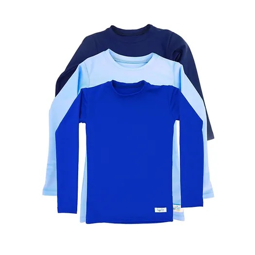 Blue Long Sleeve Plain and Simple Kozie Compression Shirt