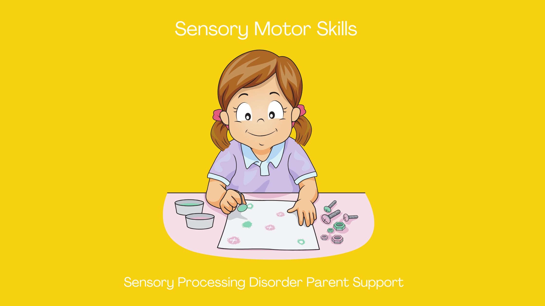 child with sensory processing disorder working on motor skill sensory activities Sensory Motor Skills