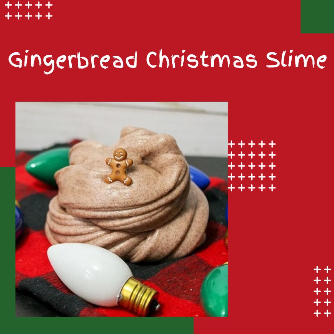 Gingerbread Christmas Slime Sensory Processing Disorder Sensory Differences Autism sensory diet sensory activities sensory Christmas activities  sensory play