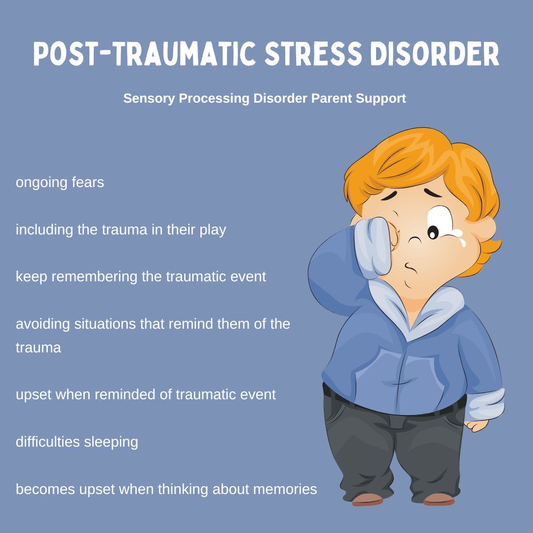 child crying with Post-Traumatic Stress Disorder