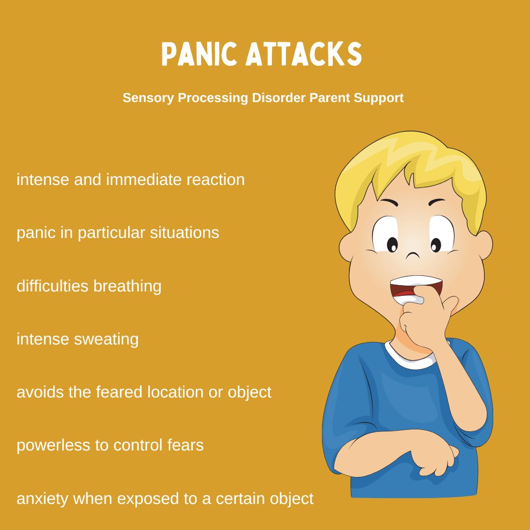 anxious child having a panic attack panic attacks