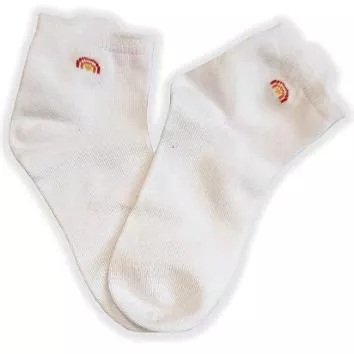 White Sensory Friendly Seamless Toe Socks