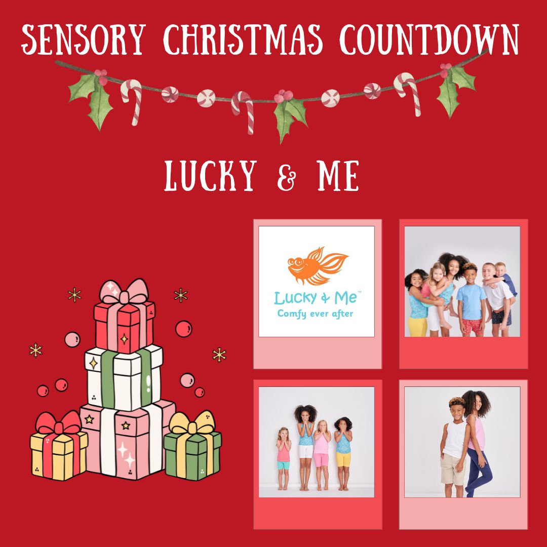 Sensory Christmas COUNTDOWN Lucky & Me Sensory Processing Disorder Parent Support Holidays Gift Ideas Christmas