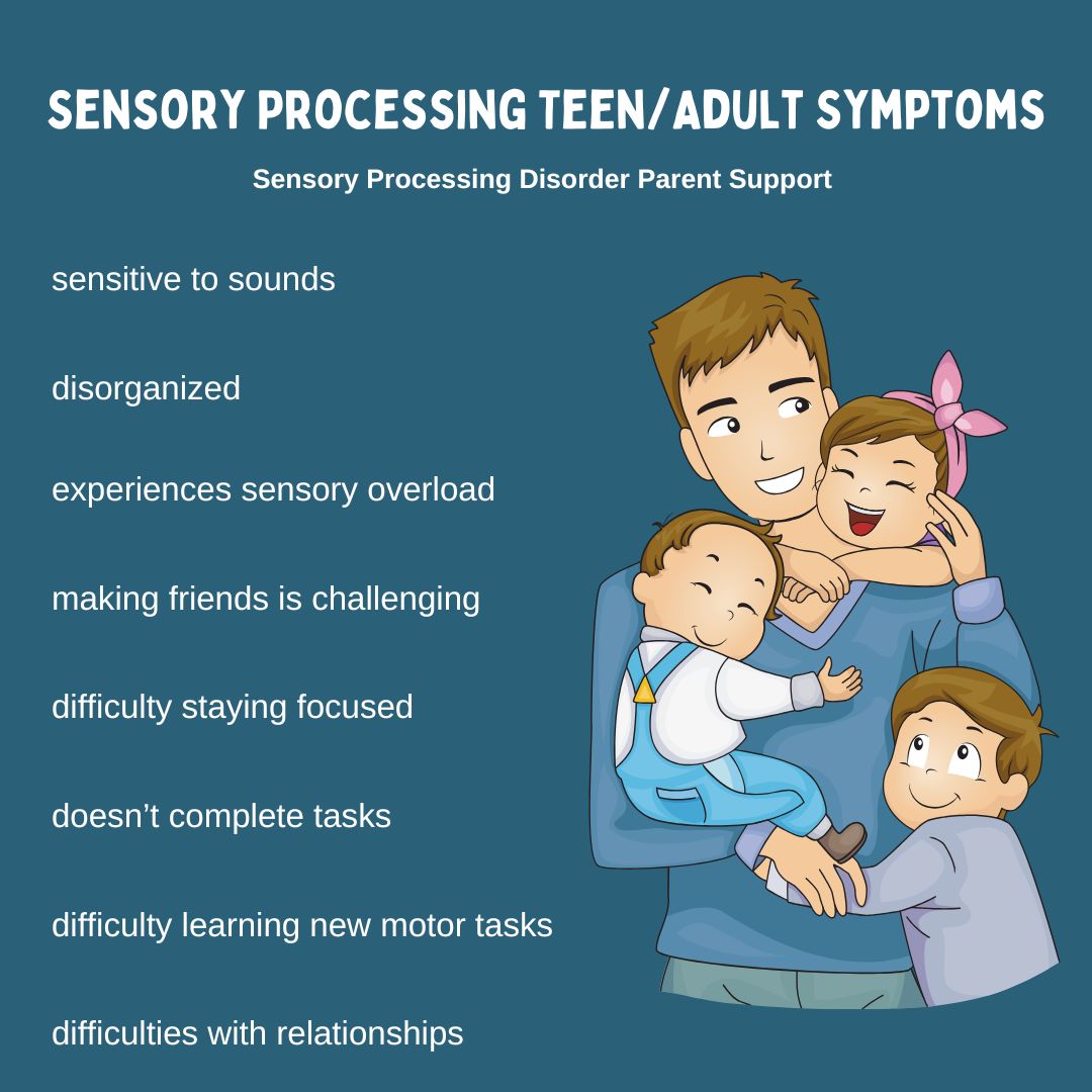 Sensory Processing Disorder Sensory Processing Teen/Adult Symptoms sensory processing symptoms checklist  Symptoms Checklist Sensory Processing Teen Adult Symptoms