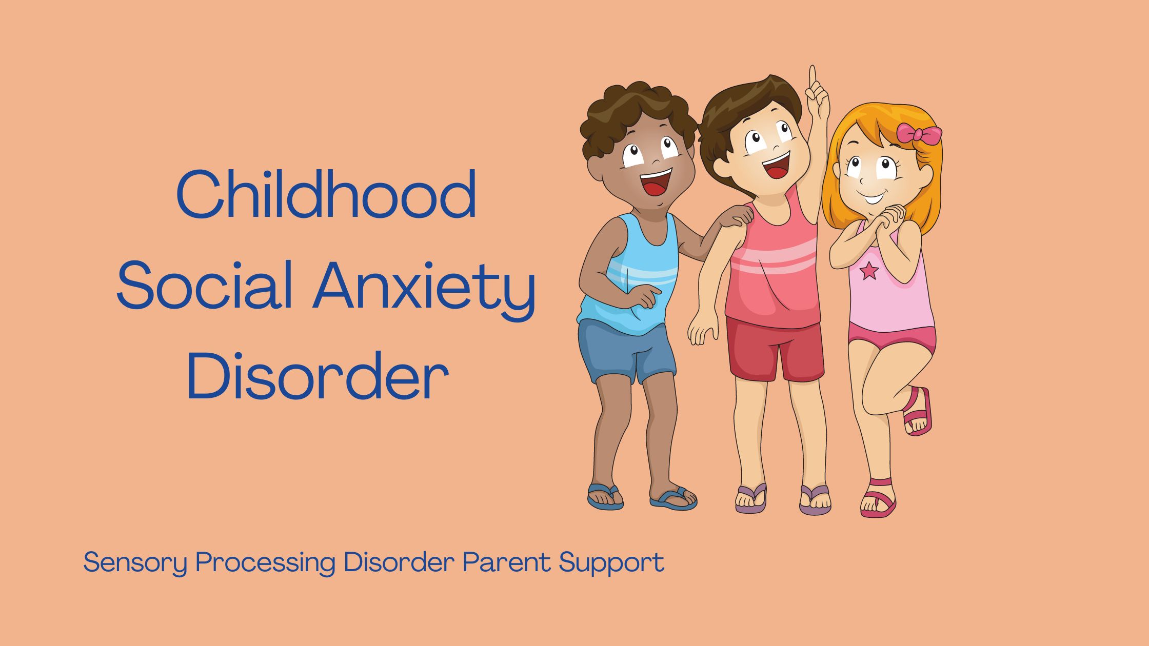 children playing Social Anxiety Disorder