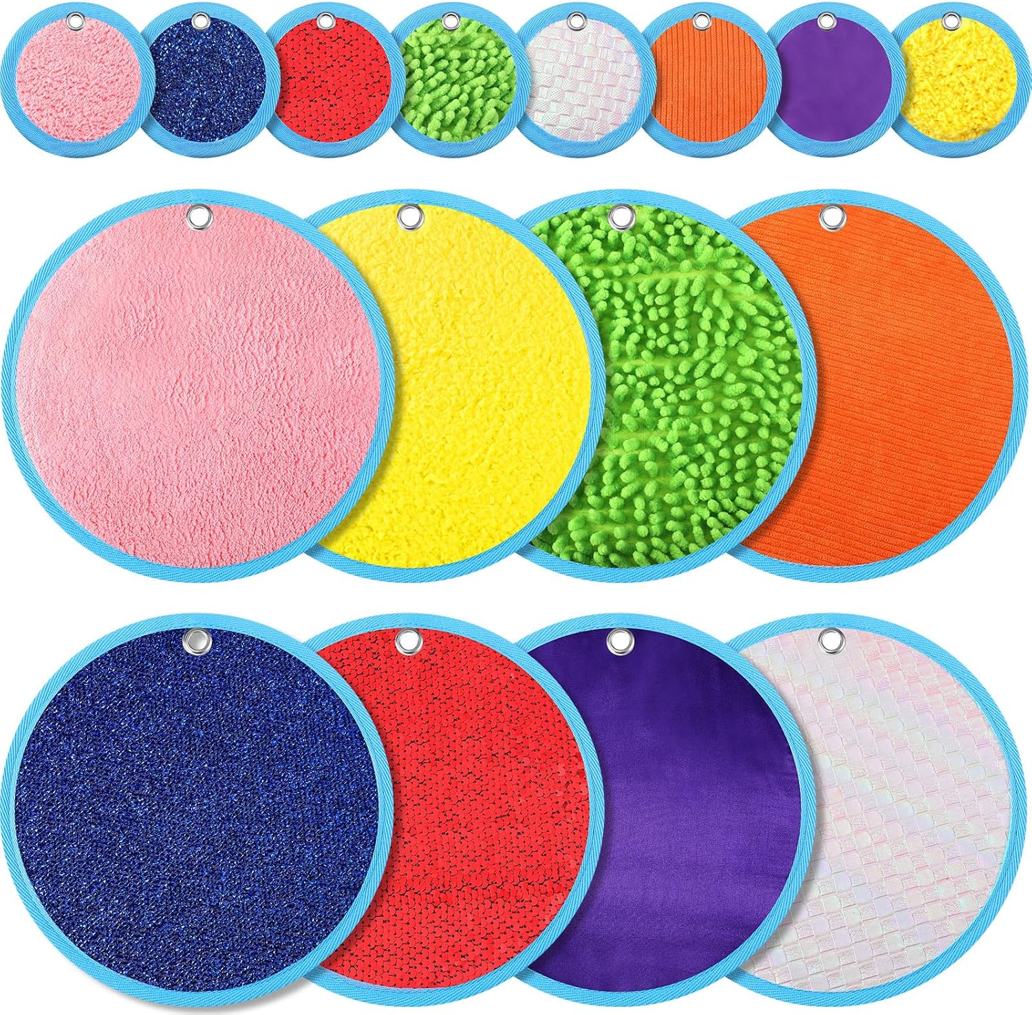 Textured Sensory Tiles Sensory Mini Mats Educational Tactile Sensory Toys