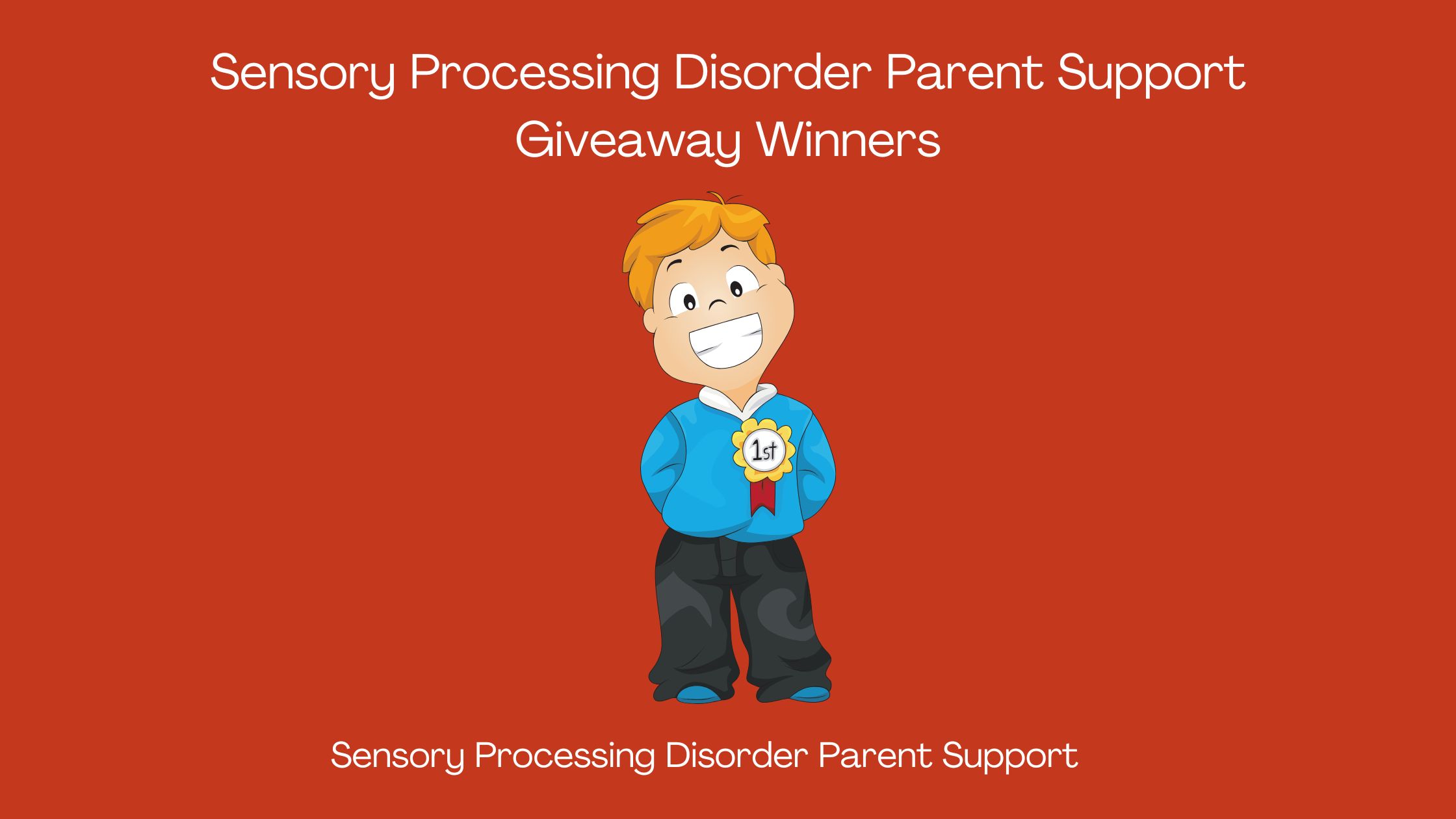 Sensory Processing Disorder Sensory Processing Disorder Parent Support Giveaway Winners