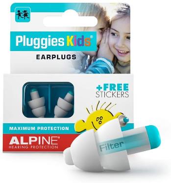 Alpine Pluggies Kids Ear Plugs for Small Ear Canals – Noise Cancelling Earplugs for Kids