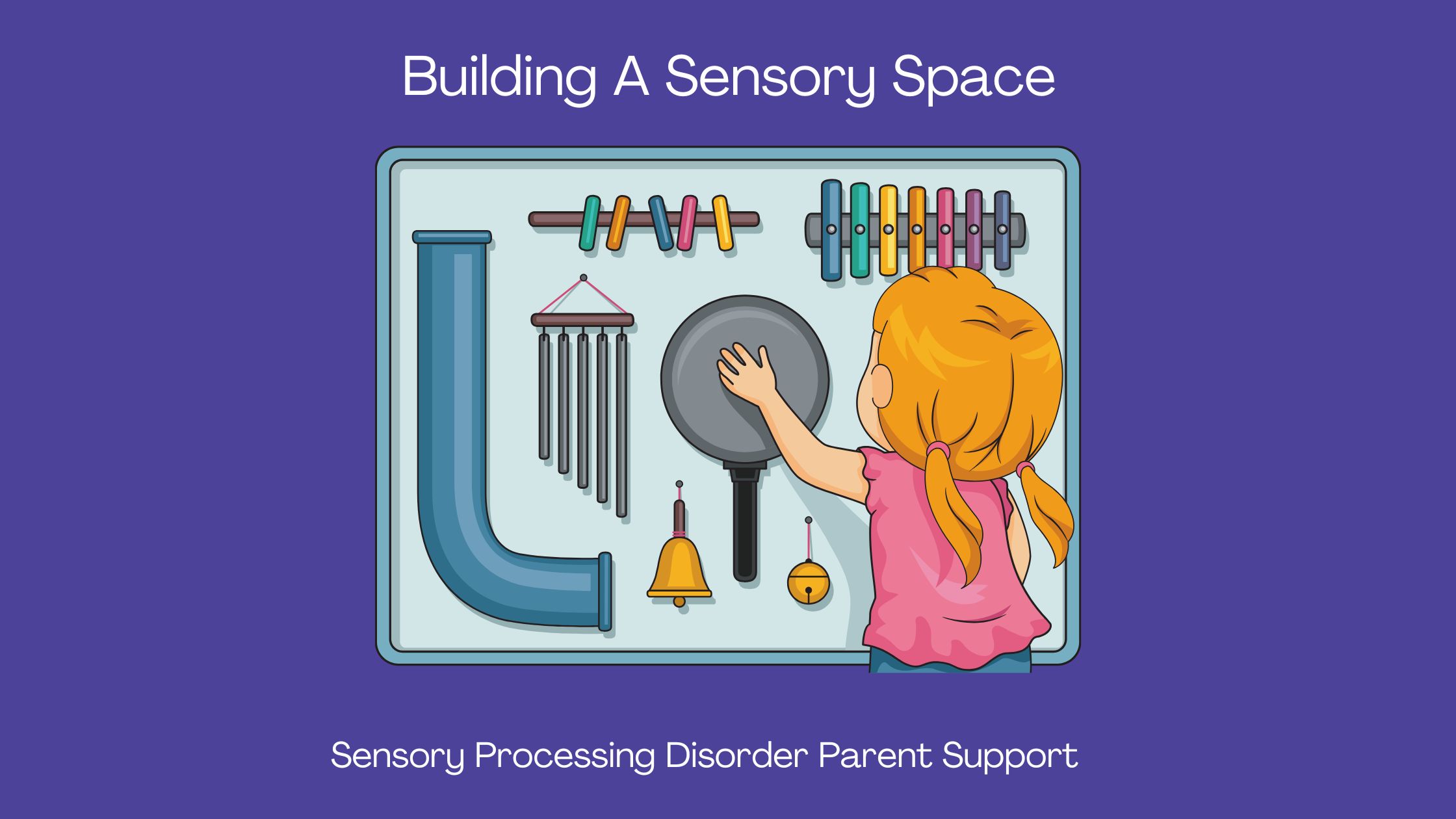 child with sensory differences playing with a sensory wall in a sensory room Building A Sensory Space