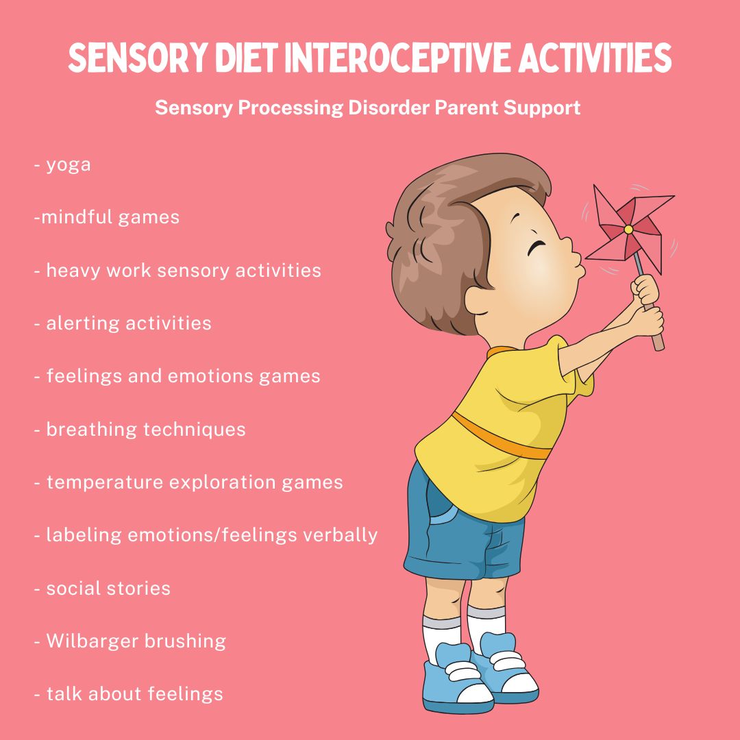 little boy with sensory processing disorder blowing on a windmill Interoceptive Sensory Differences sensory processing disorder interoceptive sensory activities