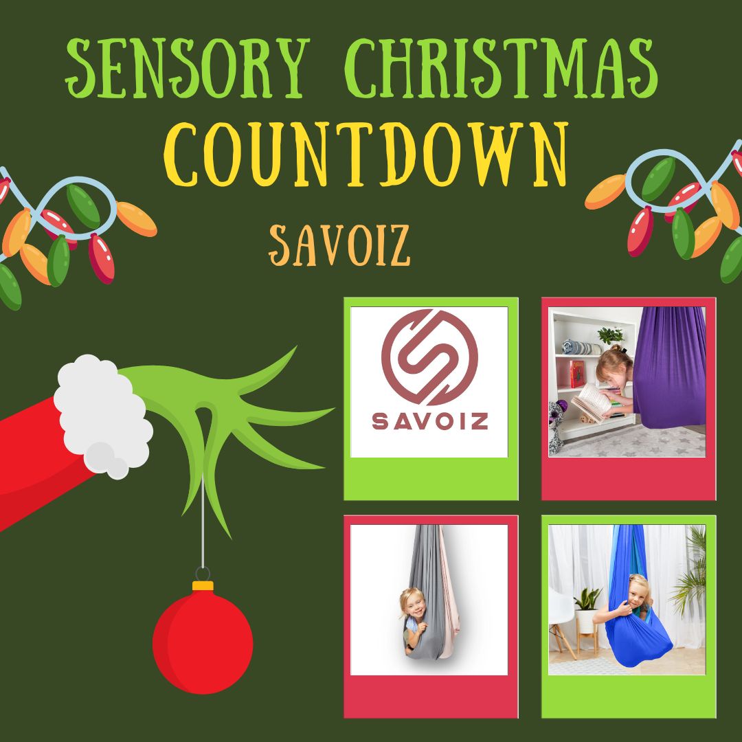 Sensory Christmas COUNTDOWN Savoiz Sensory Processing Disorder Parent Support Holidays Gift Ideas Christmas