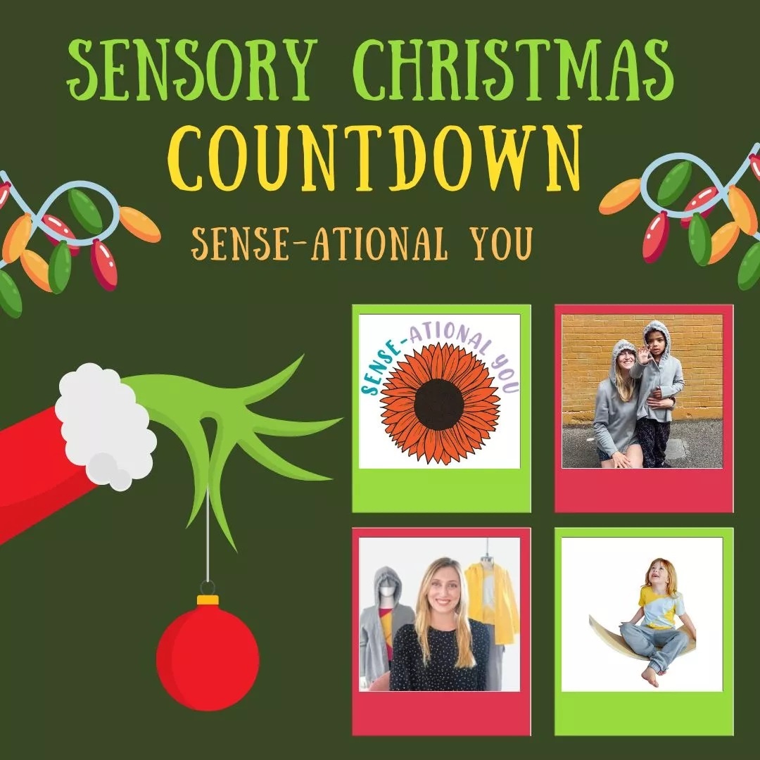 Sense-ational you Sensory Christmas COUNTDOWN Gummy Chic Sensory Processing Disorder Parent Support Holidays Gift Ideas Christmas