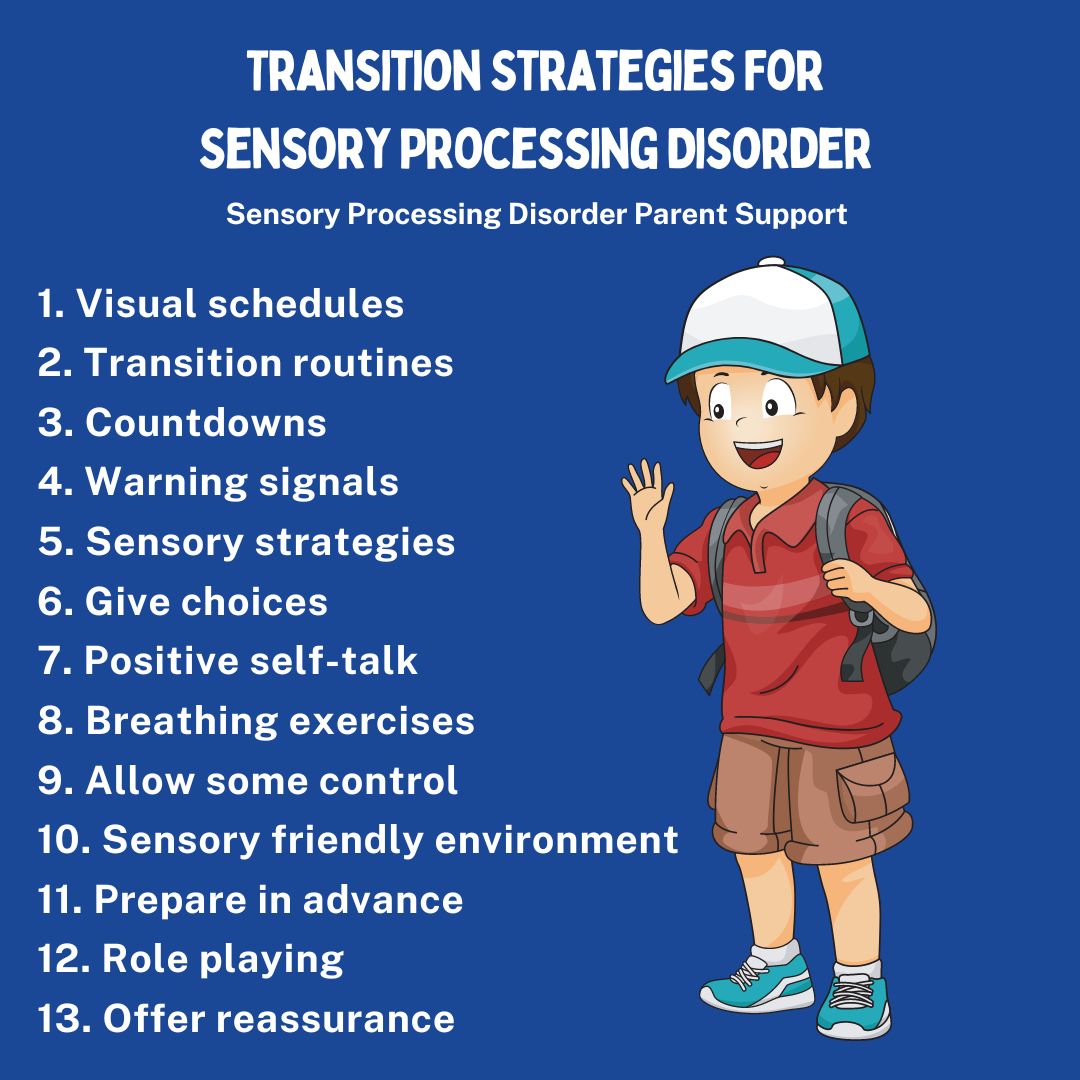 Transition Strategies For  Sensory Processing Disorder