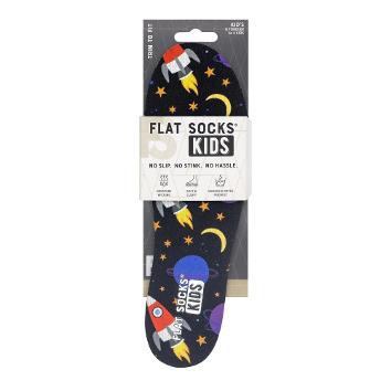Outerspace Flat Socks for Kids No Slip