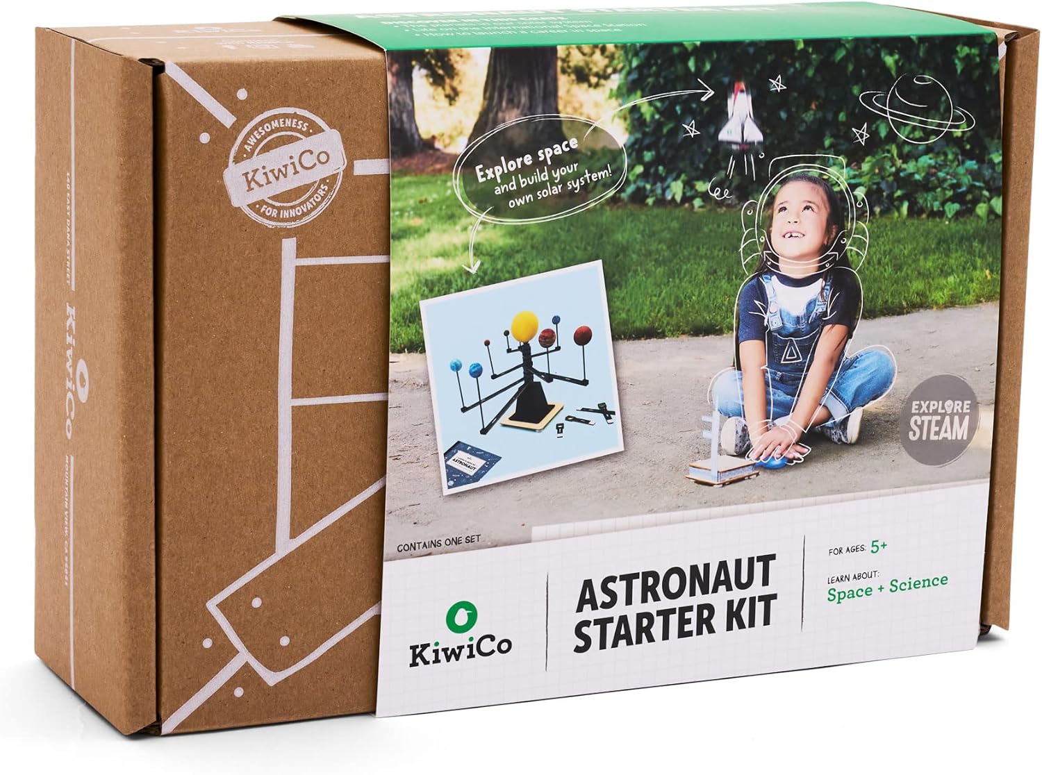 KiwiCo - Astronaut Starter Kit, Space & Science Learning Toy for Kids