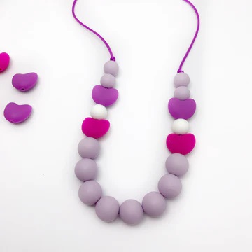 chew beads gummy chic love sensory chewelry necklace