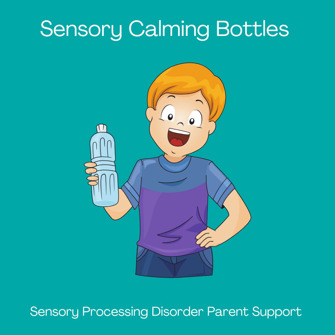 Sensory Processing Disorder Sensory Calming Bottles  Sensory Play Activity