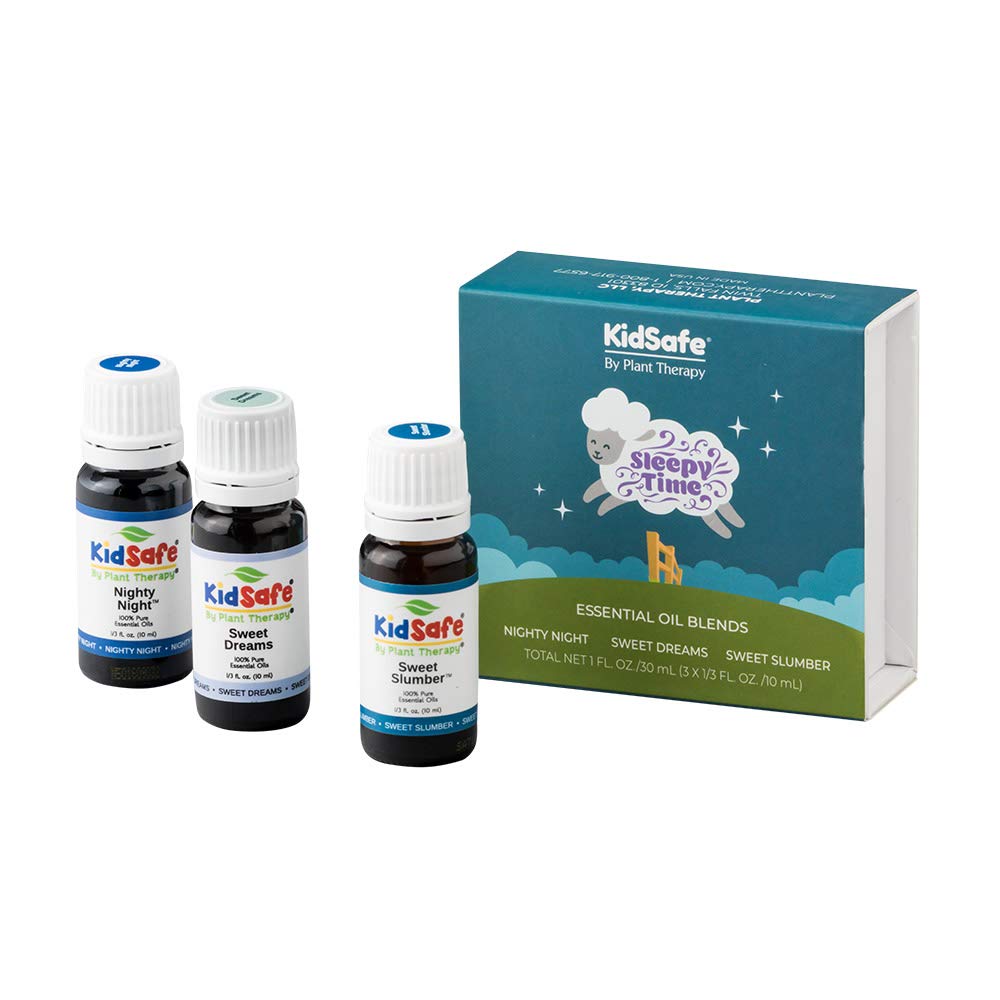 Plant Therapy Sleepy Time KidSafe Essential Oil Blends Set 100% Pure, Undiluted, Therapeutic Grade
