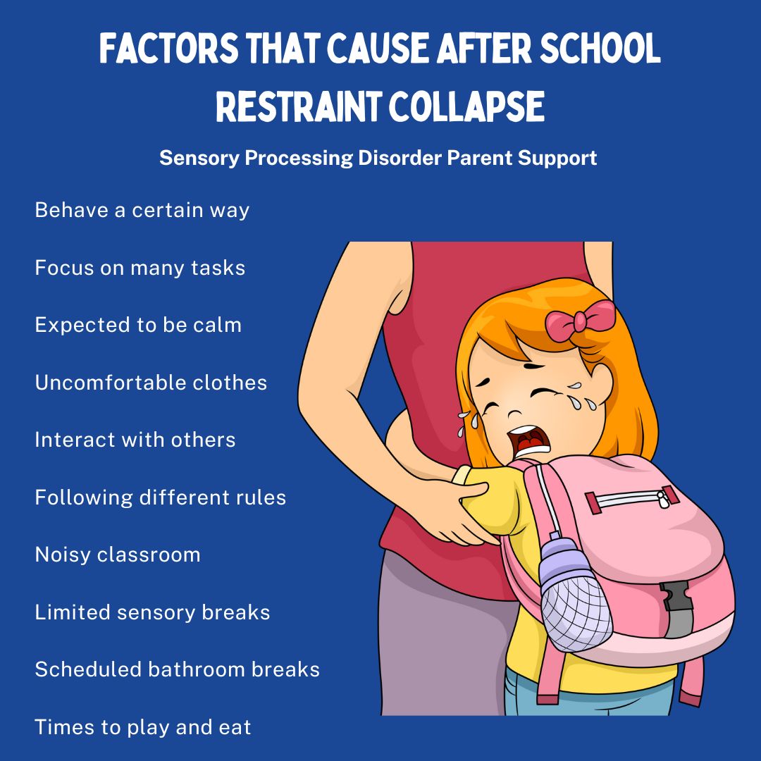 Factors That Cause After School Restraint Collapse  sensory processing disorder