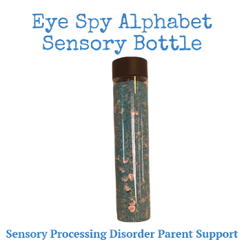 eye spy sensory calming Bottle sensory processing disorder