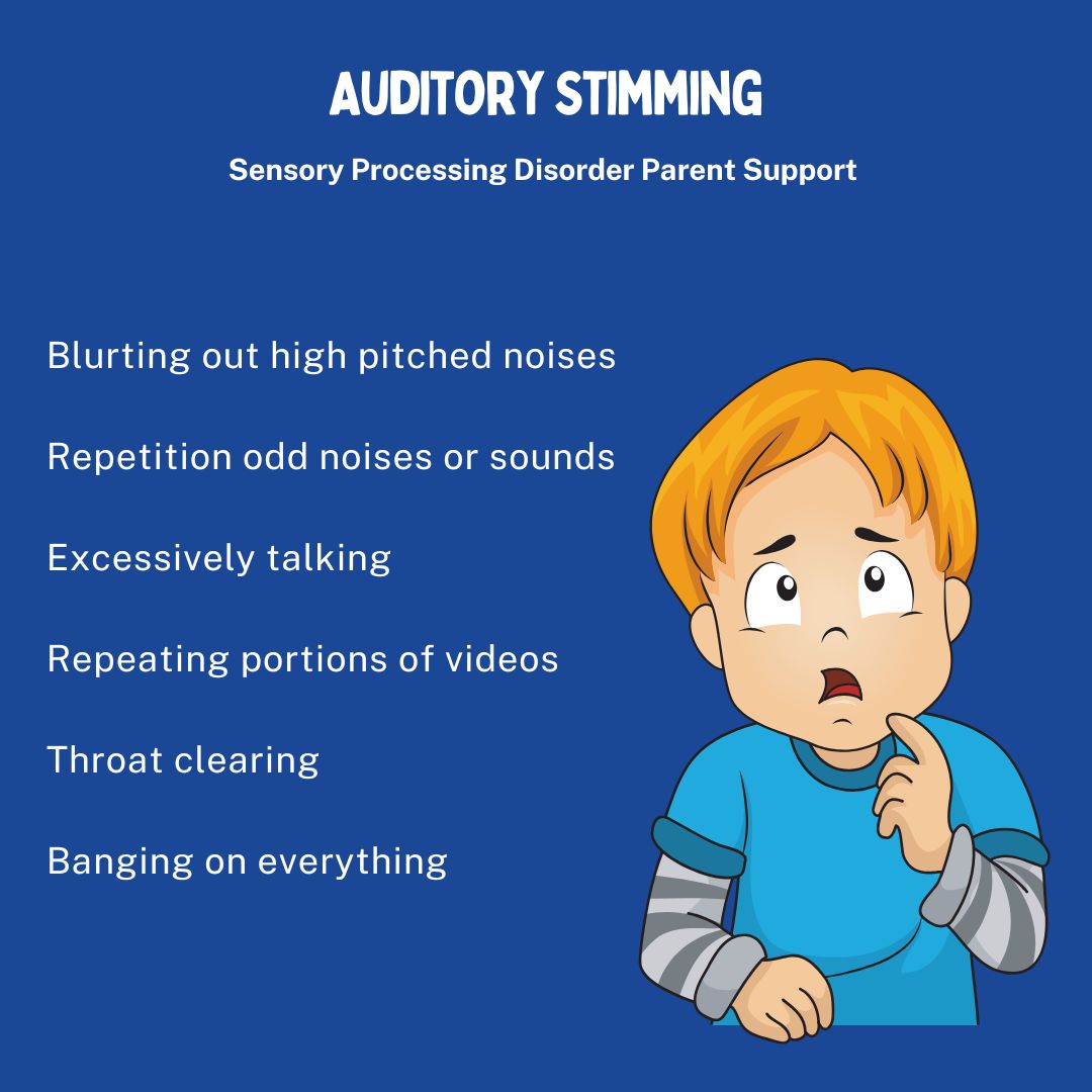 boy with sensory processing disorder auditory Stimming stim