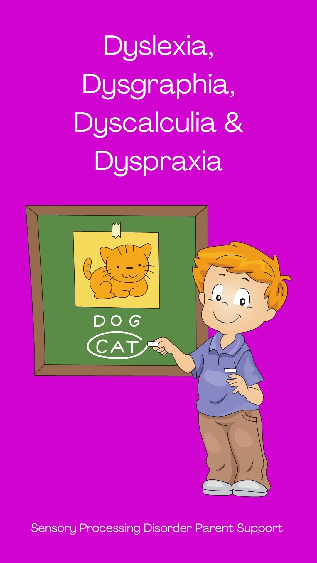 Dyslexia, Dysgraphia, Dyscalculia & Dyspraxia