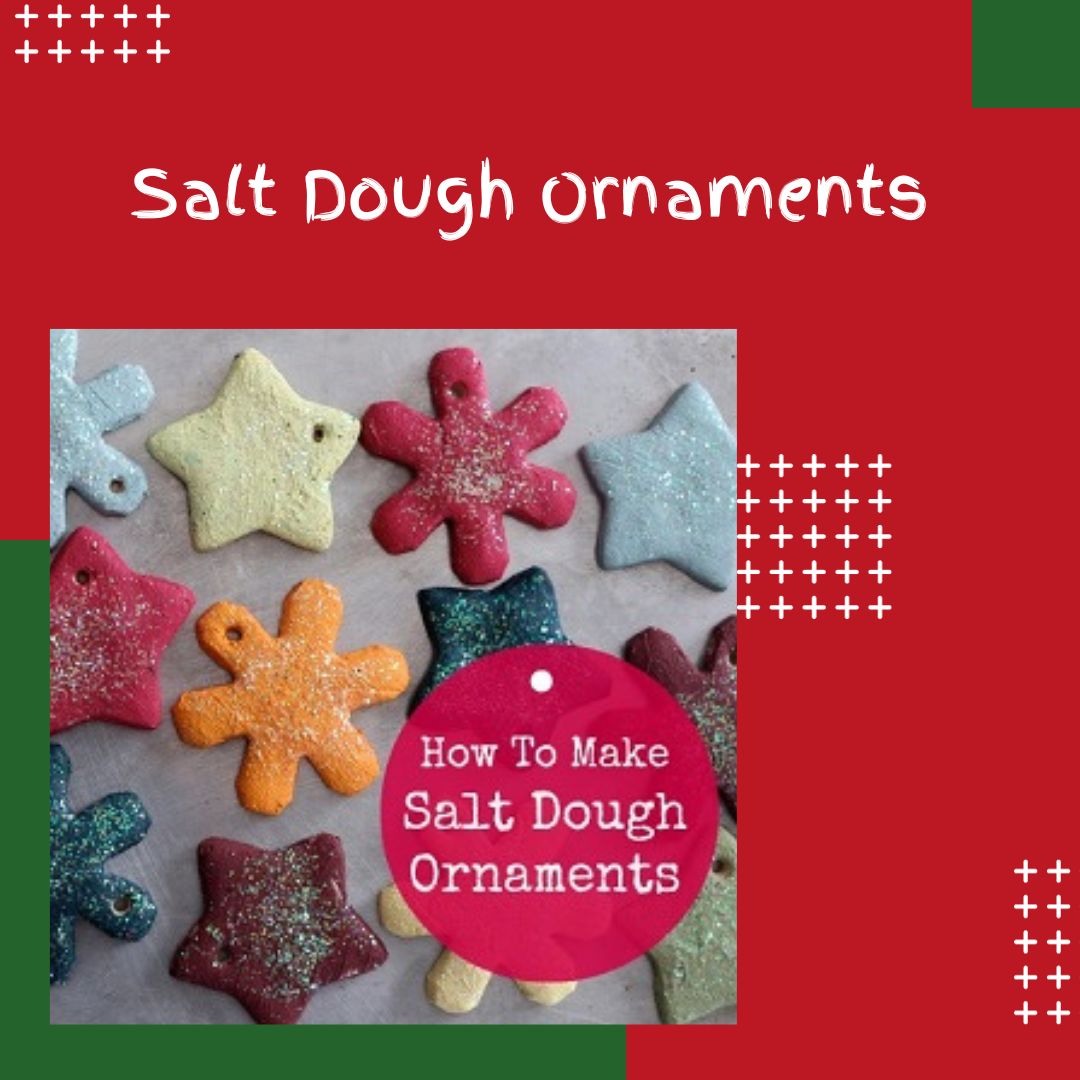 salt dough ornaments christmas crafts for children