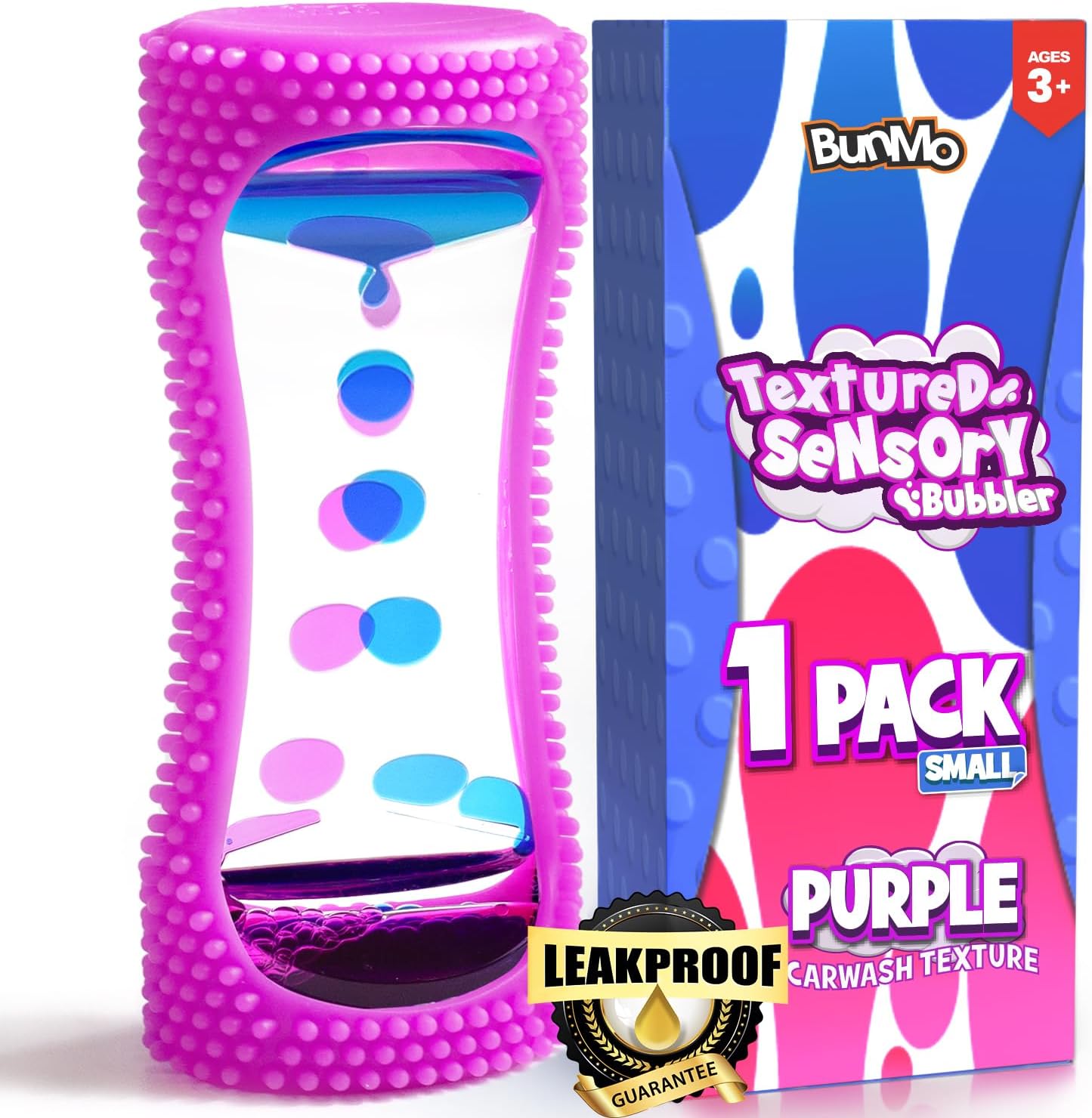 BUNMO Kids Stocking Stuffers - Liquid Motion Bubbler with Sensory Texture - Stocking Stuffers for Kids - Bubble Timer - Liquid Motion Sensory Toys for Calming & Sensory Exploration