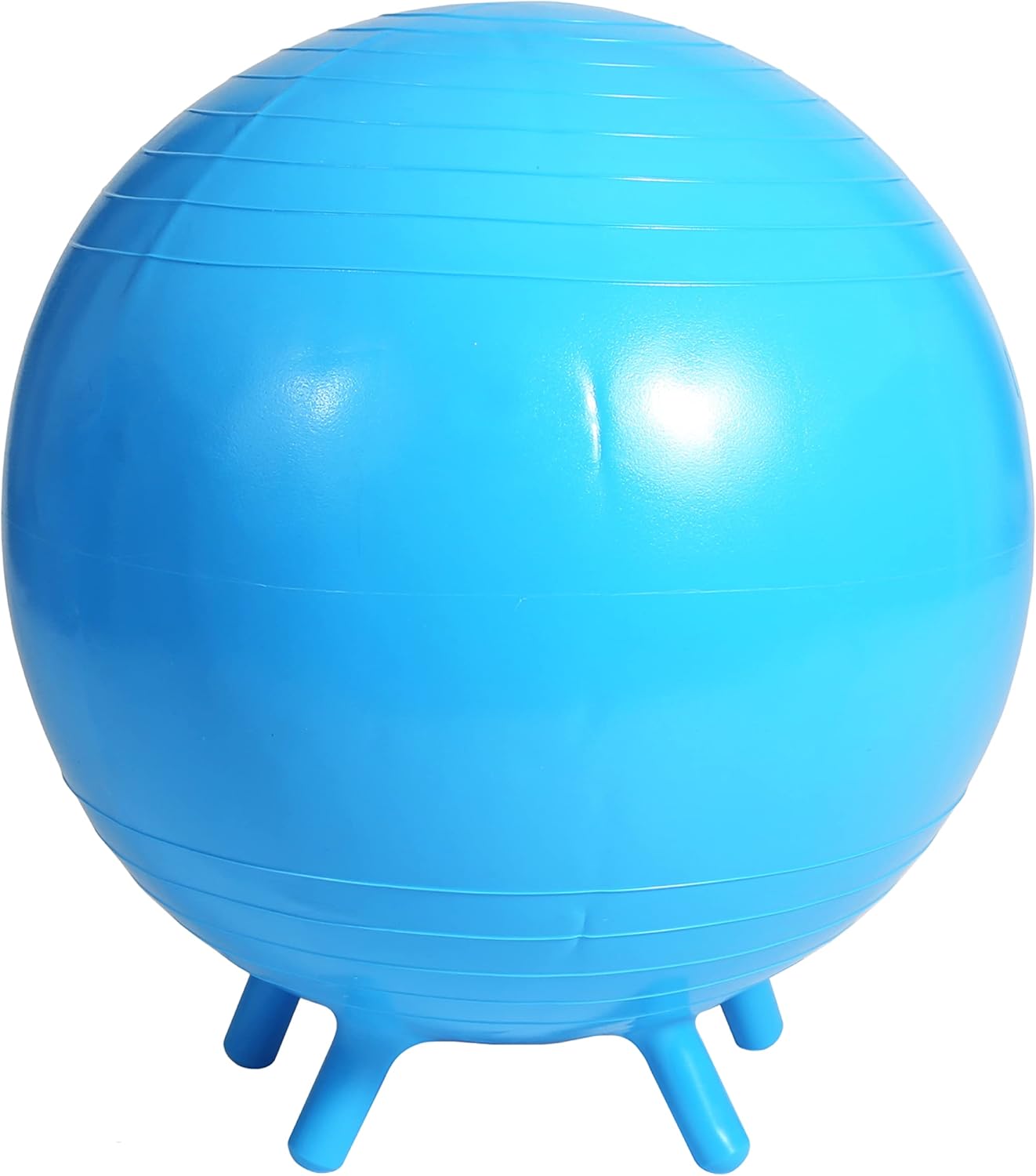 Fun & Function - Chair Ball - Yoga Ball Chair for Kids - Flexible Seating for Classroom, Elementary & Middle School - Wiggle Chair for Kids - Blue - 21