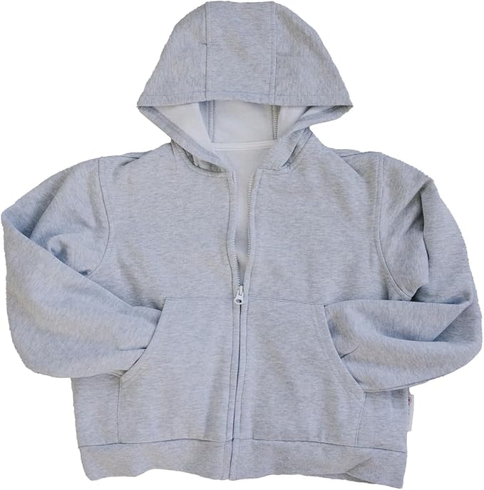 Fun and Function - Weighted Fleece Hoodie Jacket - Girls & Boys Sensory Clothing - Weighted Hoodies - Kids & Teens Ages 7+