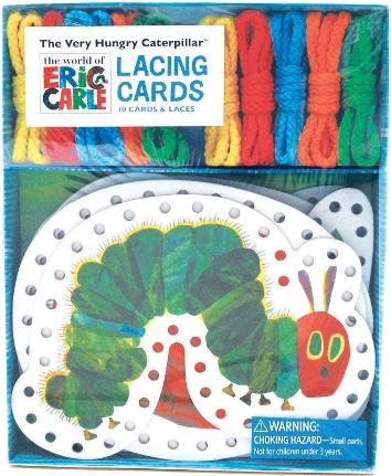 The Very Hungry Caterpillar Lacing Cards: Occupational Therapy Toys Lacing Cards for Toddlers Fine Motor Skills Toys