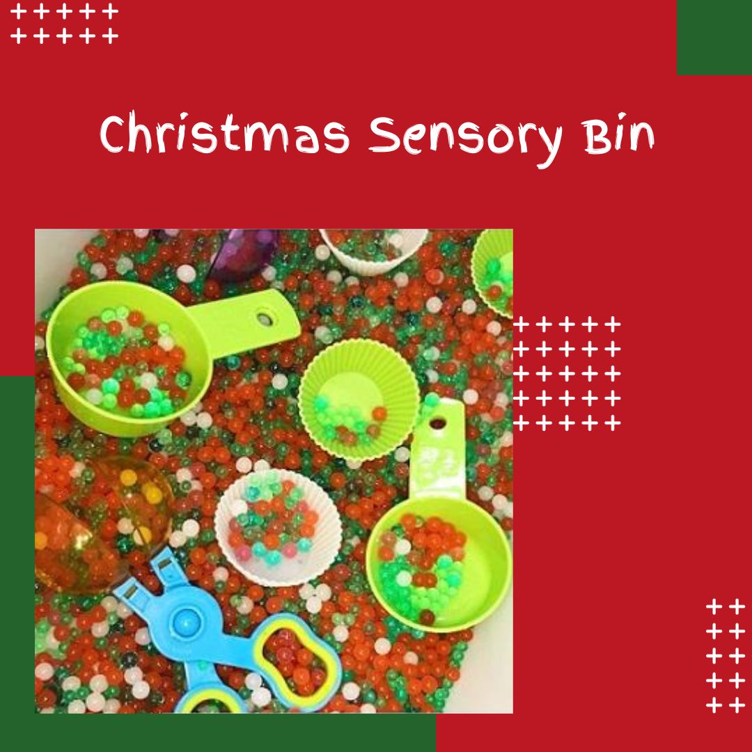 Sensory Christmas Bin Sensory Processing Disorder Sensory Differences Autism sensory diet sensory activities sensory Christmas activities  sensory play