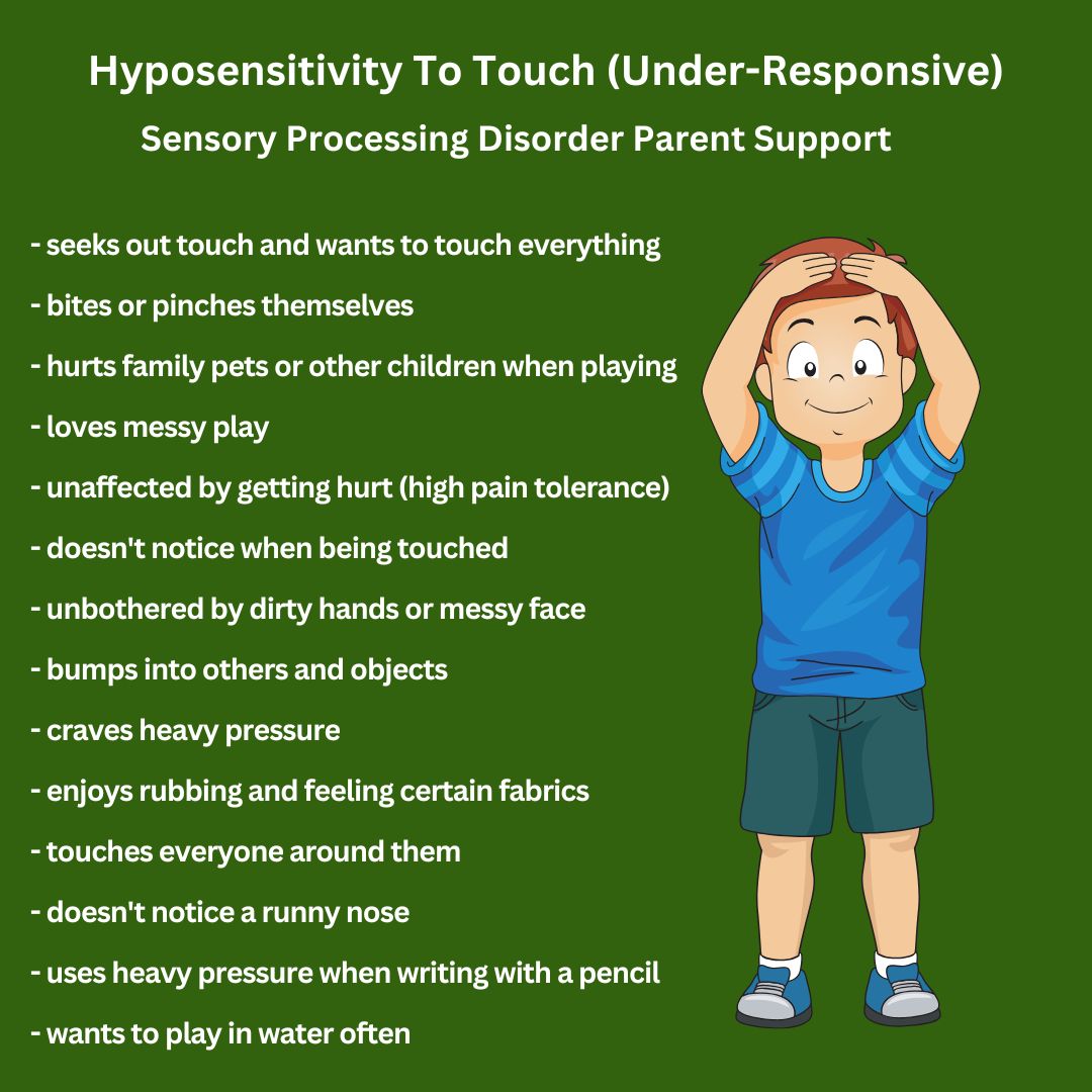 Sensory Processing Disorder Symptoms Checklist Sensory Processing Disorder Symptoms Checklist    Hyposensitivity To Touch (Under-Responsive) sensory checklist sensory symptoms checklist sensory processing symptoms sensory symptoms checklist sensory processing disorder checklist  SPD checklist SPD symptoms