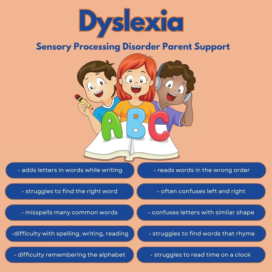 children holding abc's with a book who have dyslexia dyslexia symptoms