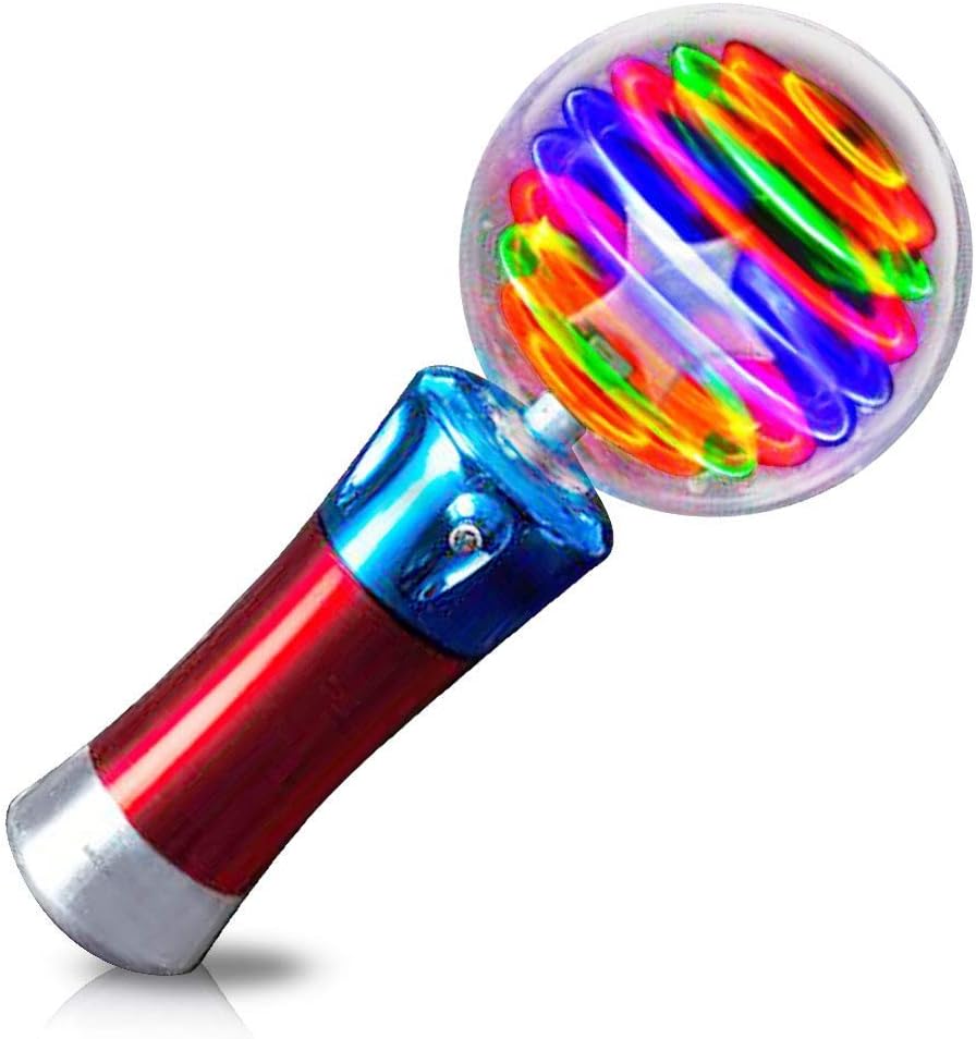 Light Up Magic Ball Toy Wand for Kids - Flashing LED Wand