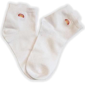white sensory friendly Parker & Talia Parker & Talia Seamless Toe Socks