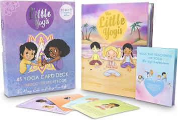 The Little Yogi Yoga Cards for Kids ears Games for Practicing Mindfulness