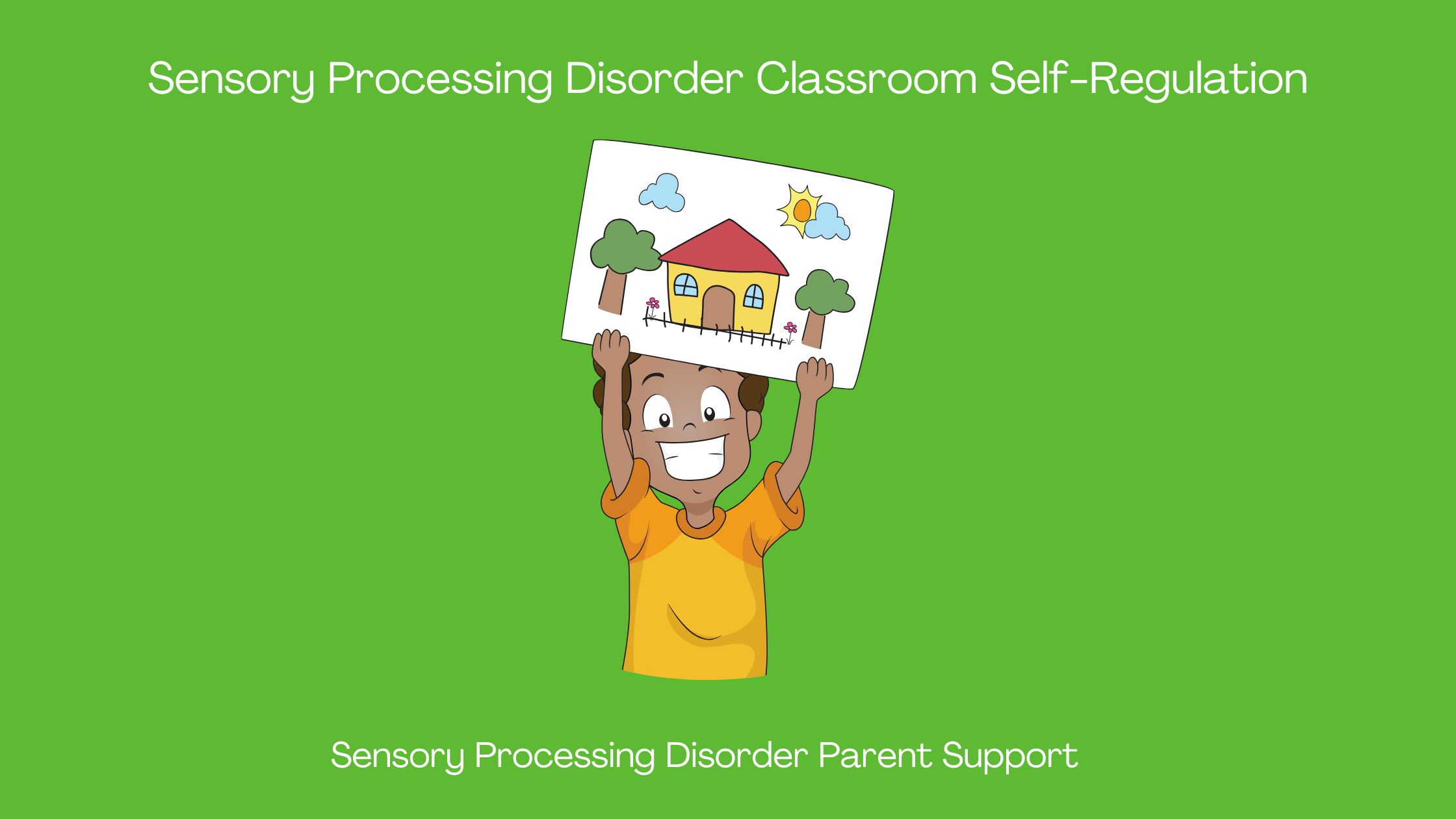 boy with sensory processing disorder holding his school work asensory processing disorder classroom self regulation